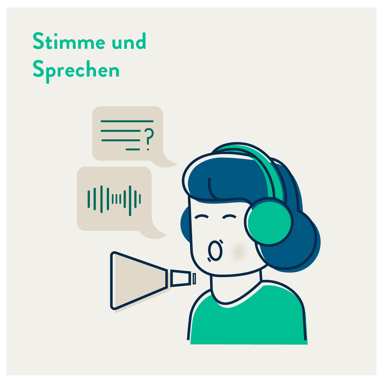 Icon-Stimme-Sprechen